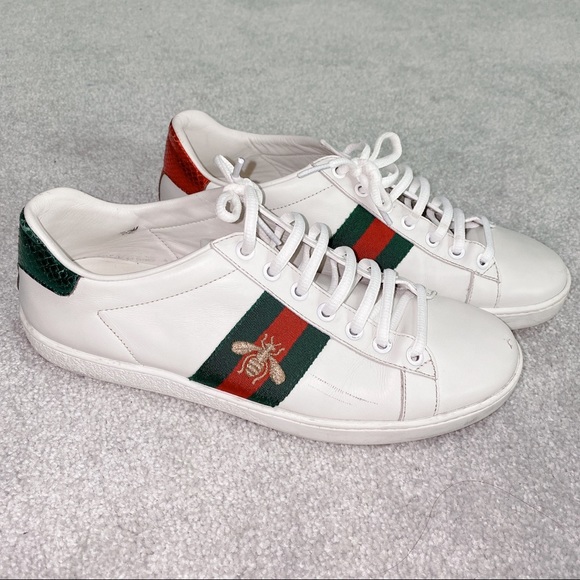 gucci ace sneakers peeling